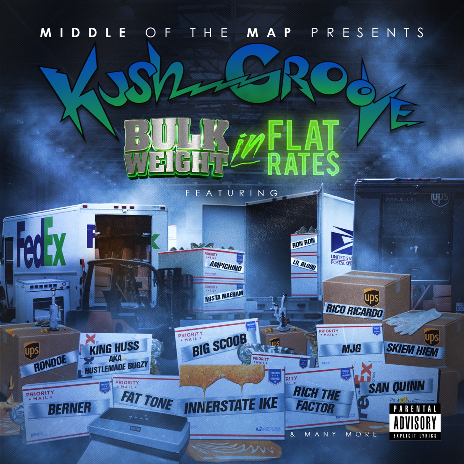 Original unmodified cover for Kush Groove – Bulk Weight in Flat Rates
